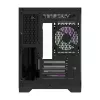 Korpusas Darflash FT418 + 6 aRGB ventiliatoriai (juodas)