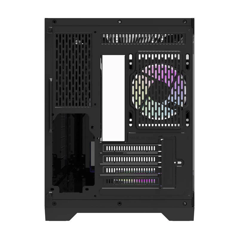 Korpusas Darflash FT418 + 6 aRGB ventiliatoriai (juodas)