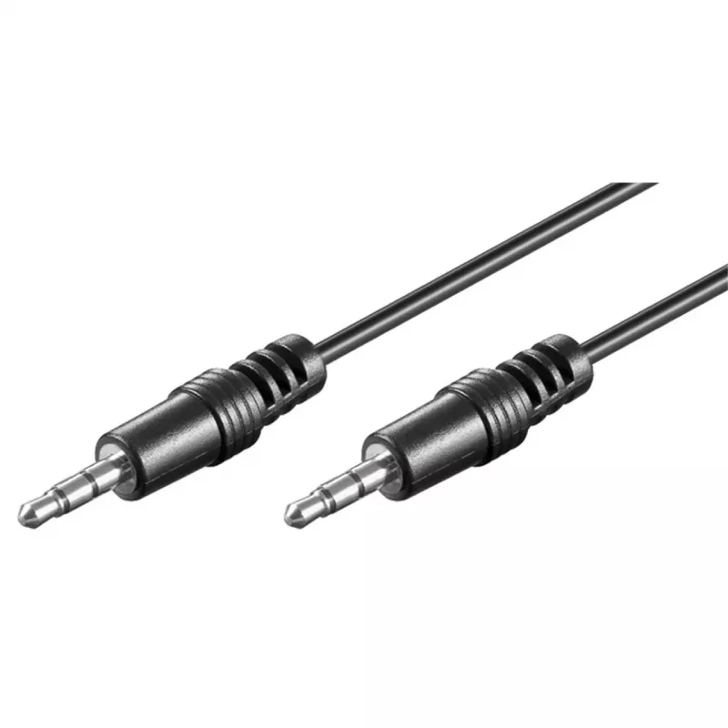 Garso kabelis Goobay 51659 2,5 m 3,5 mm juodas