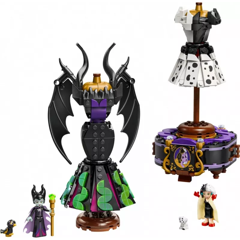 LEGO DISNEY 43262 Maleficent's ir Cruella de Vil's suknelės