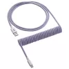 CableMod Classic Coiled CM-CKCA-CW-PW150PW-R spiralinis laidas klaviatūrai, USB-C – USB-A, 150 cm, Rum Raisin