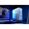 PC korpusas LOGIC Dart Pro Midi ARGB baltas — Midi Tower, ATX, 456×200×385 mm, max GPU 34 cm, CPU aušintuvo aukštis 155 mm, 3x120mm priekyje + 1x120mm gale, USB 3.0 x2, USB-C x1