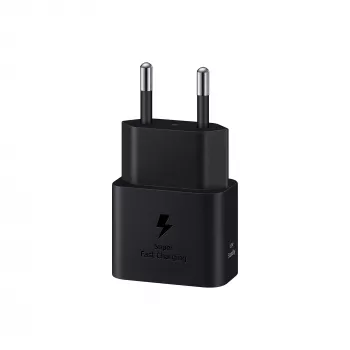 Samsung EP-T2510 universalus juodas USB greitojo įkrovimo adapteris patalpoms