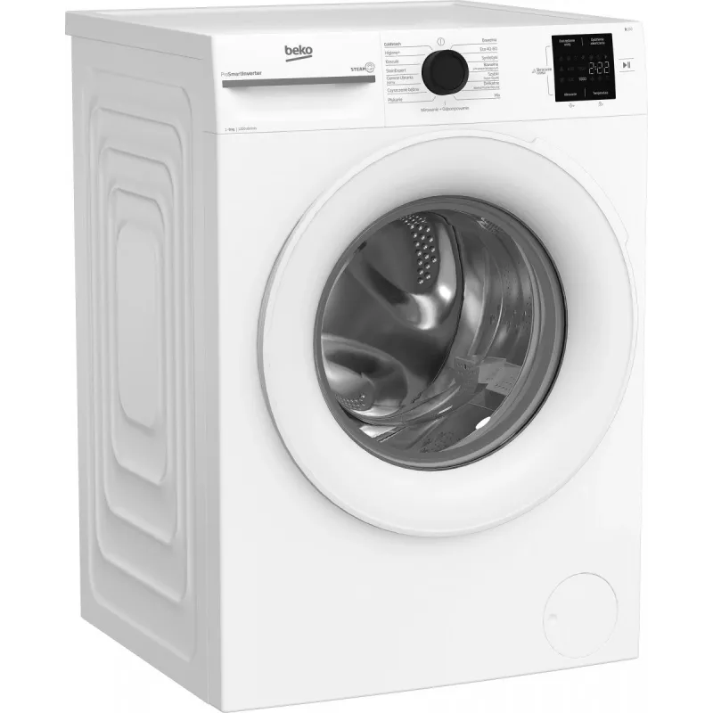 Skalbimo mašina BEKO BM1WFU38225WW b100 8kg 1200 aps./min. AquaWave balta