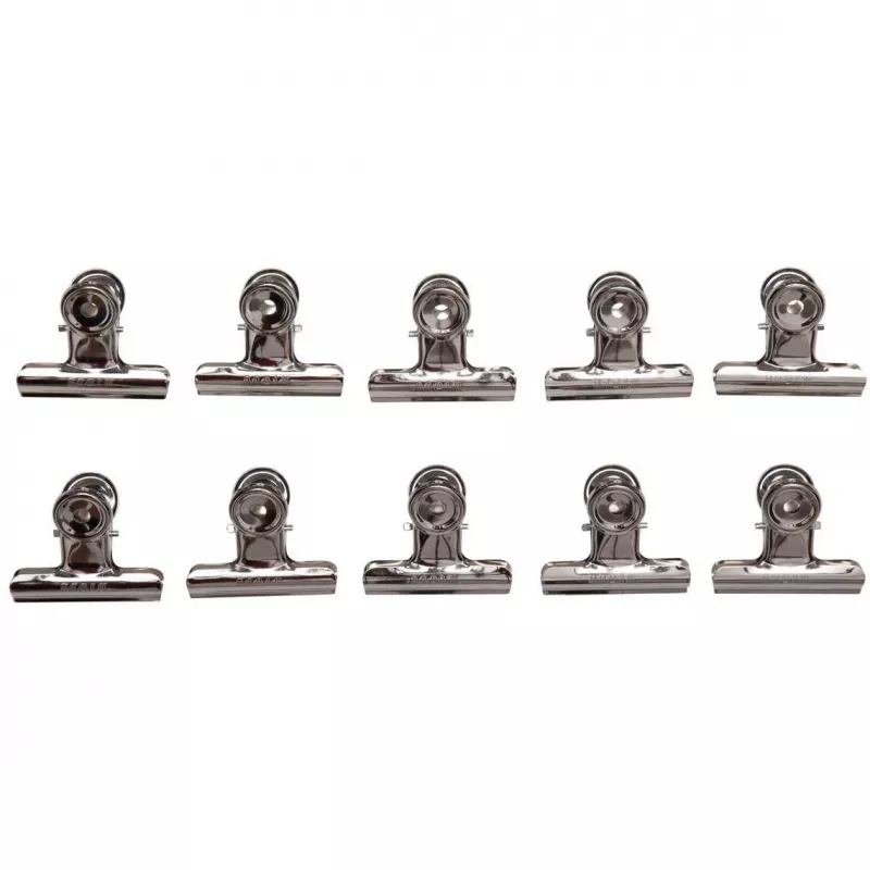 MAUL metalinis segtuvas, spalva: nikelis, plotis 50 mm, suspaudimo plotis 20 mm, savitarnos pakuotė (21750-96)