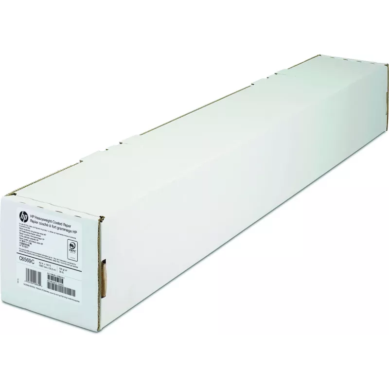 HP popierius dengtas sunkus 42 colių x 30,5 m 130 g/m² DJ3000 500 5000 5500 700 800 serijos