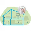 devolo Magic 2 WiFi next Powerline Starter Rinkinys: 1x devolo Magic 2 WiFi next adapteris, 1x devolo Magic 2 LAN adapteris