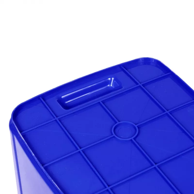Nešiojamas stovyklavimo tualetas GreenBlue GB320BR 19L su rankena ir nuimama sėdyne – tamsiai mėlyna ir rožinė