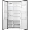 Gorenje HZF55082 NRS917E41XWD G400 – Laisvai pastatomas amerikietiškas šaldytuvas su šaldikliu, pilkas, 541 L, LED apšvietimas