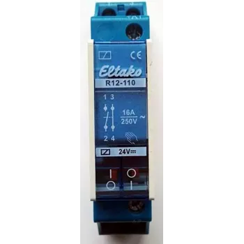 Eltako R12-110-24V DC perjungimo relė 1S+1 NC 16A 22110055