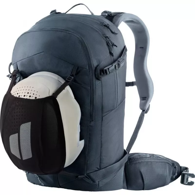 Kuprinė DEUTER Freerider Pro 34+ – techninė freeride slidžių žygiams, 34 L, juoda, šalmo laikiklis, diržas