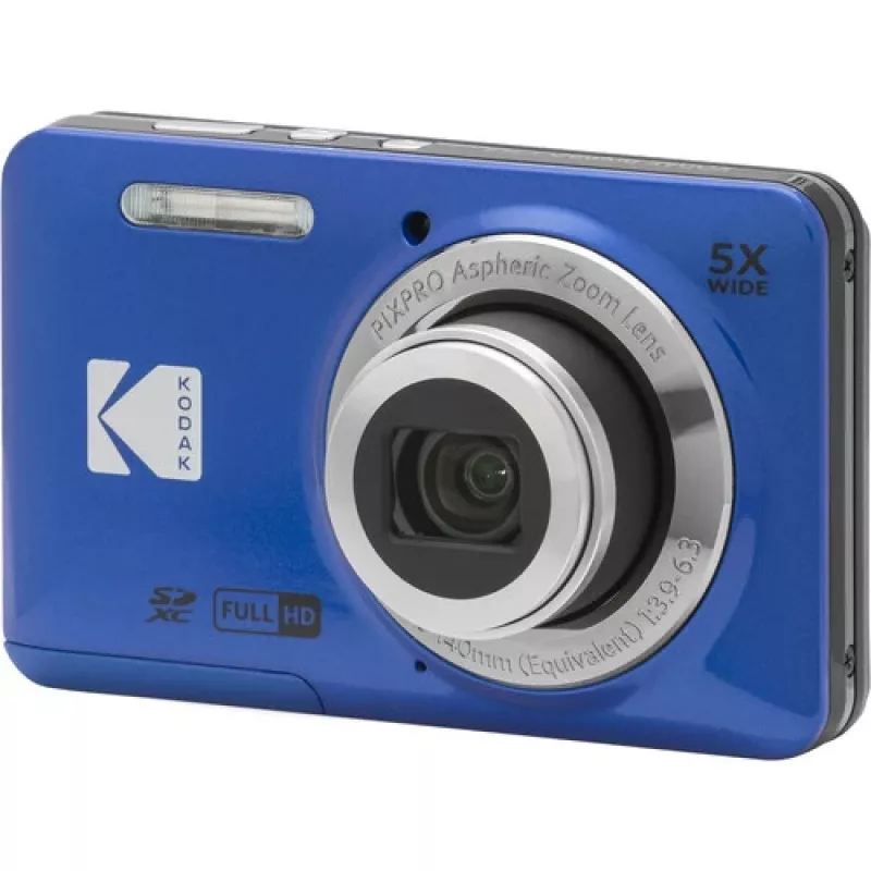 Kodak PIXPRO FZ55 1/2.3 Kompaktiška kamera 16 MP CMOS 4608 x 3456 pikseliai Mėlyna (FZ55BL)