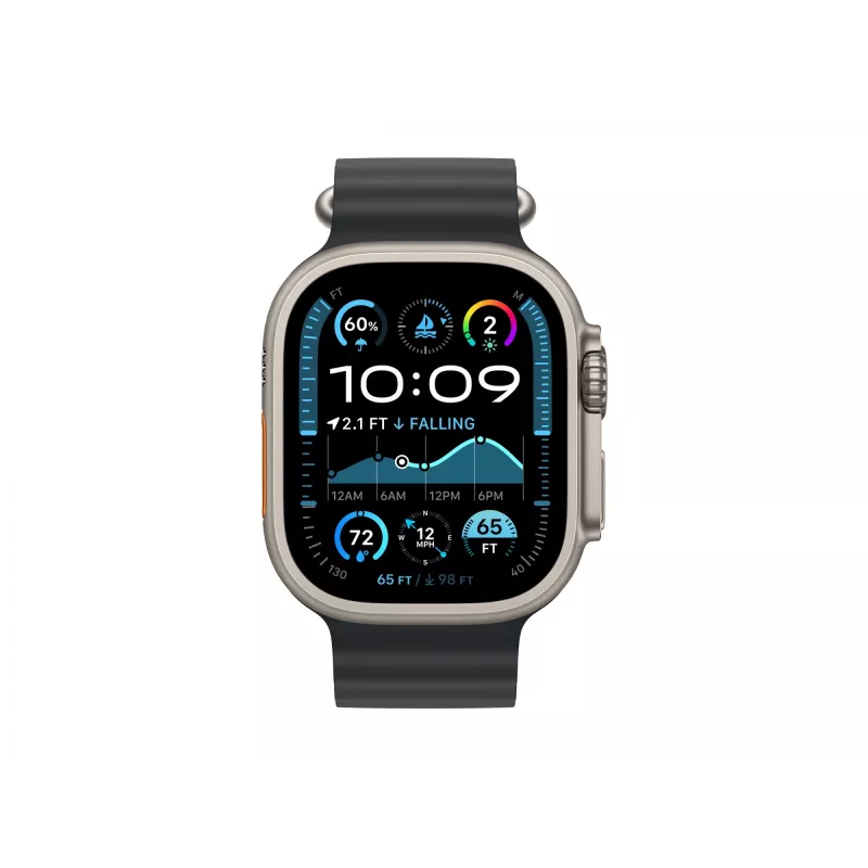 Apple Watch Ultra 2 GPS + Cellular 49 mm juodo titano korpusas su juodu