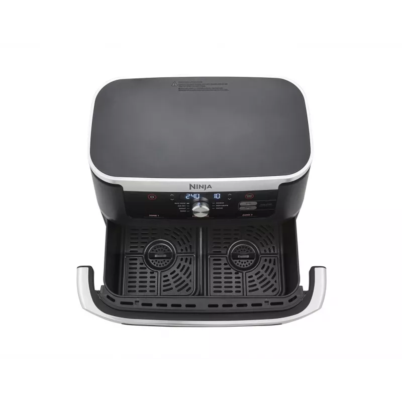 Ninja AF500EU oro gruzdintuvė Double 10,4 L, atskira, 2470 W, juoda, nerūdijantis plienas