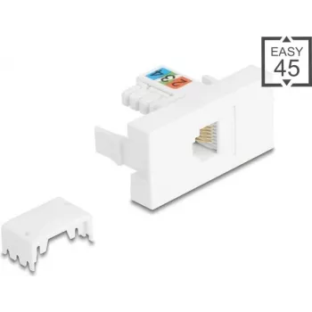 DELOCK Easy 45 modulis RJ12 lizdas LSA UTP baltas 90897