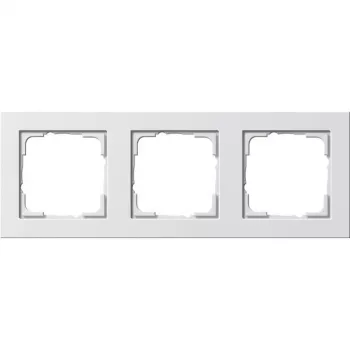 Gira E2 White uždedamoji plokštelė — termoplastikas, bevaržtė konstrukcija, 80,8×223,4×9,3 mm