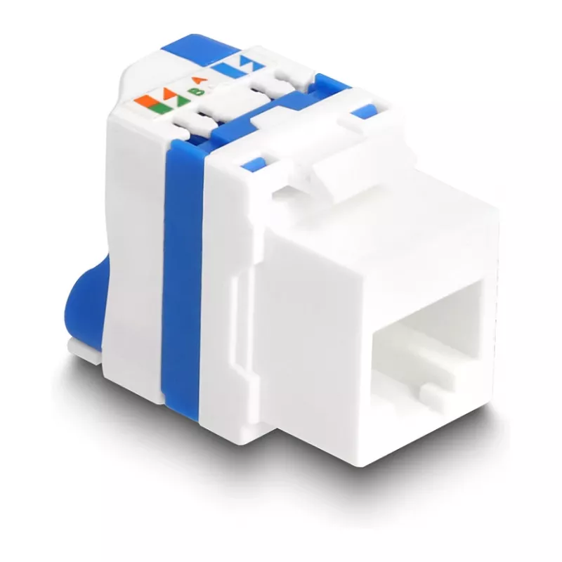 DeLOCK 88130 Keystone modulis plokščias RJ-45 mėlynas baltas 22,5 mm