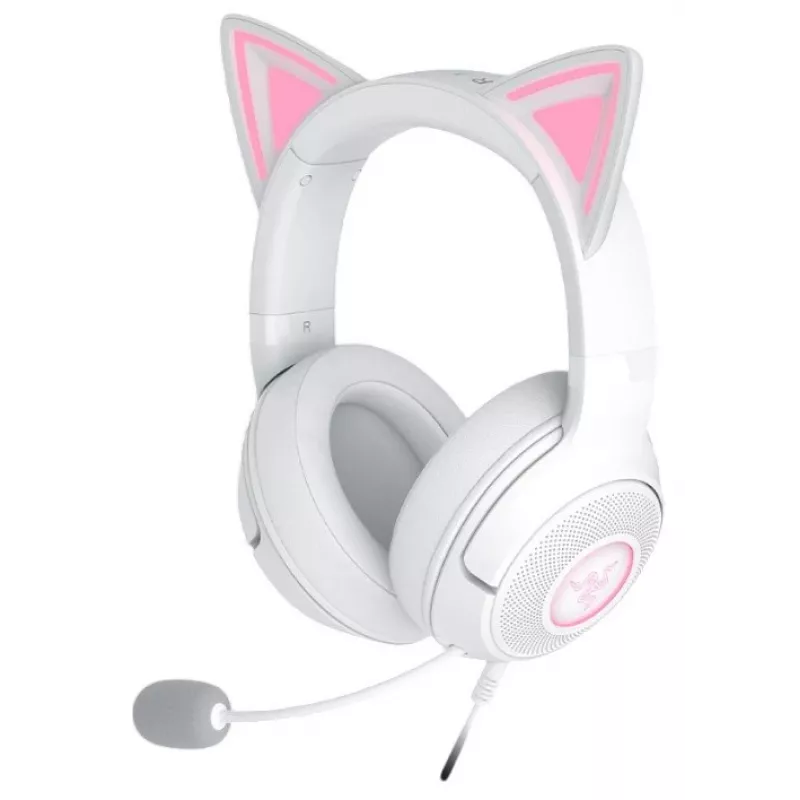 Ausinės Razer Kraken Kitty V2 Wired USB Type-A Baltos