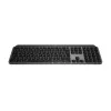 Logitech MX Keys S for Mac belaidė klaviatūra RF + Bluetooth QWERTZ vokiškas išdėstymas, aliumininė balta