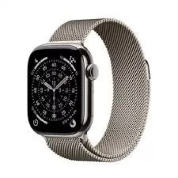 Išmanusis laikrodis Apple Watch S11 Cell 42mm su elegantišku dirželiu, Natural
