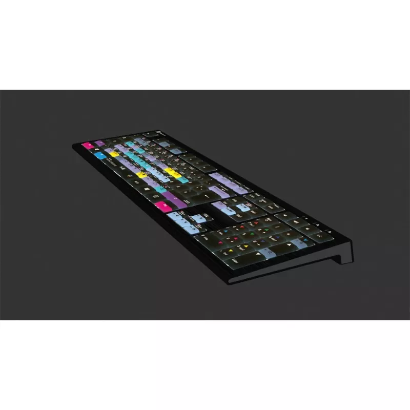Logickeyboard ASTRA 2 DaVinci Resolve klaviatūra LKB-RESB-A2PC-DE, USB, QWERTZ vokiška (DE), PC, juoda