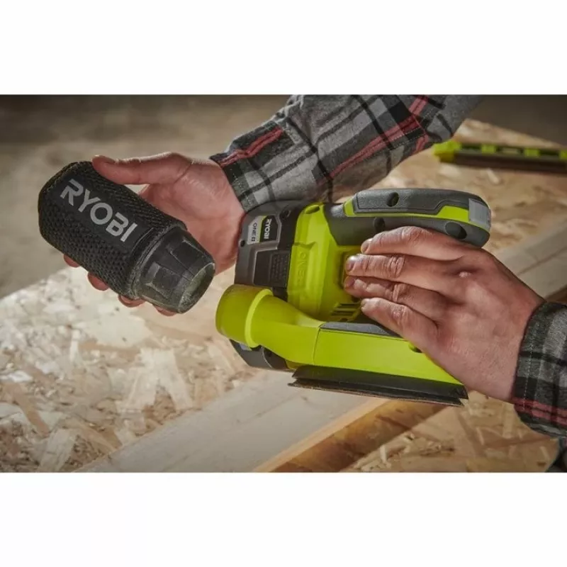 Ryobi kampinis šlifuoklis RROS18-0 18V (be akumuliatoriaus ir įkroviklio)
