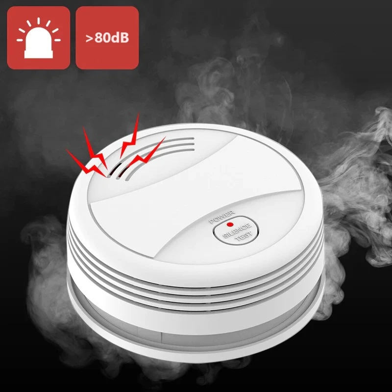 Dūmų detektorius Spring 0 WiFi fotoelektrinis baltas