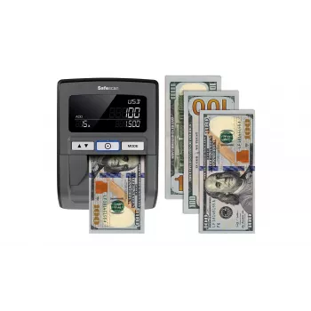 Safescan 185-S juodos spalvos banknotų detektorius