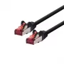 Tinklo kabelis LOGON TCR66SS070BL – Cat6 SF/UTP (S-FTP), RJ-45 į RJ-45, 7 m, juodas