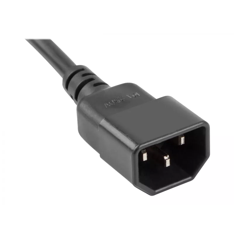 Prailgintuvas Lanberg PS0-04E-0100-IEC-BK 1m 4 kištukiniai lizdai vidaus juodas