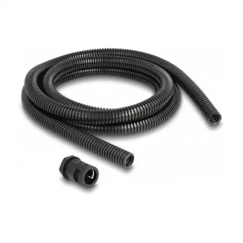 Kabelių apsauginė rankovė DeLOCK 60463 Juoda Plastikinė 15,8 mm x 2 m