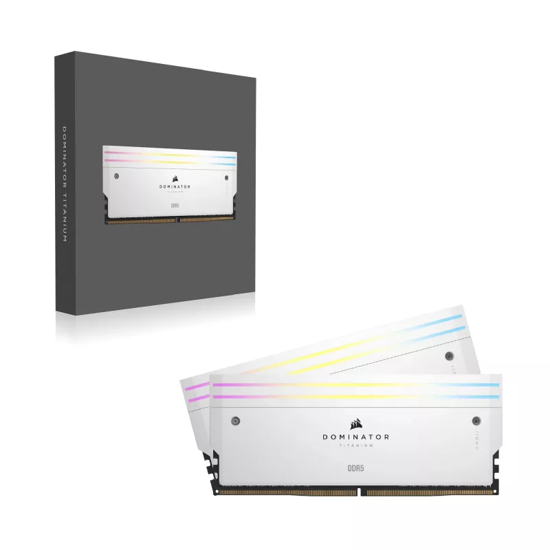 Corsair CMP64GX5M2B6000C30W atminties modulis baltas