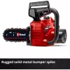 Einhell GE-LC 18 Li - Solo 4.3m/s 18V ličio jonų (Li-Ion) juodai raudonas akumuliatorinis grandininis pjūklas (4501761)
