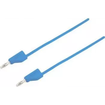VOLTCRAFT MSB-300-0.25-BL Mėlynas matavimo laidas [4 mm kištukas - 4 mm kištukas] 0,25 m