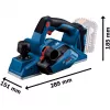 Elektrinis oblius Bosch GHO 18V-26 18,0 V (be akumuliatoriaus)
