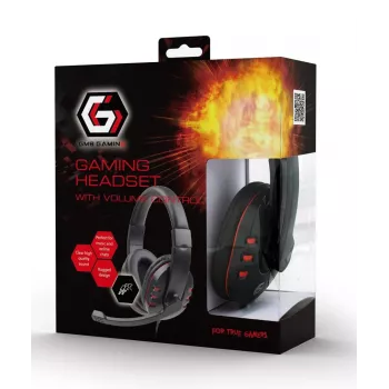 Gembird GHS-402 ausinės / headset Laidinės galvos juosta Žaidimų Juoda
