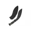 Machete Mil-Tec kukri 15534000 – nerūdijančio plieno ašmenys 255 mm, bendras ilgis 375 mm, ABS rankena, su dangteliu