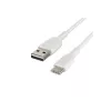 Belkin CAB001BT1MWH2PK USB kabelis baltas
