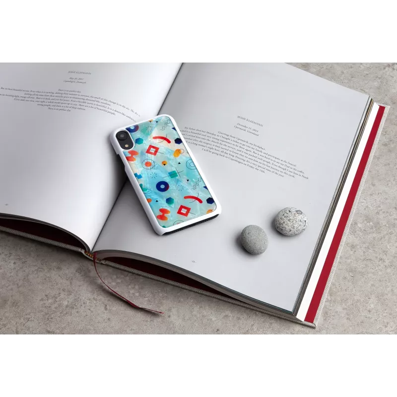 Dėklas iKins iPhone XR apsauginis „Poppin Rock“ baltas