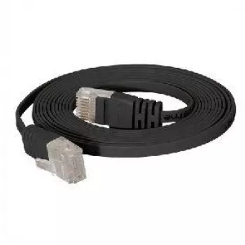 Tinklo laidas Tecline 1m Cat.6 Juodas