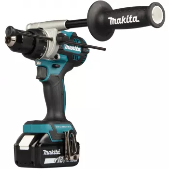 Belaidis gręžtuvas-suktuvas Makita DHP492Z 18 V akumuliatorinis, bešepetėlis variklis, 2 greičiai, griebtuvas 13 mm
