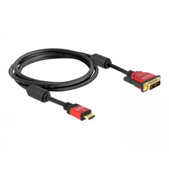 HDMI - DVI laidas DeLOCK 84342 1,8 m vyriškas / vyriškas