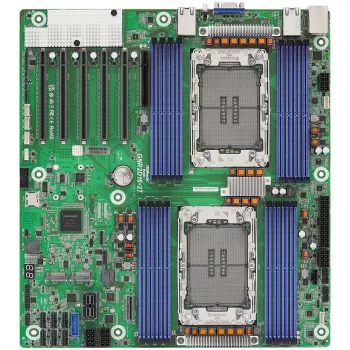 Pagrindinė plokštė ASRock GNR2D16-2T, Intel SoC, LGA 4710 (Socket E2), EEB, 16 DDR5 lizdų, iki 128 GB, 10Gb Ethernet