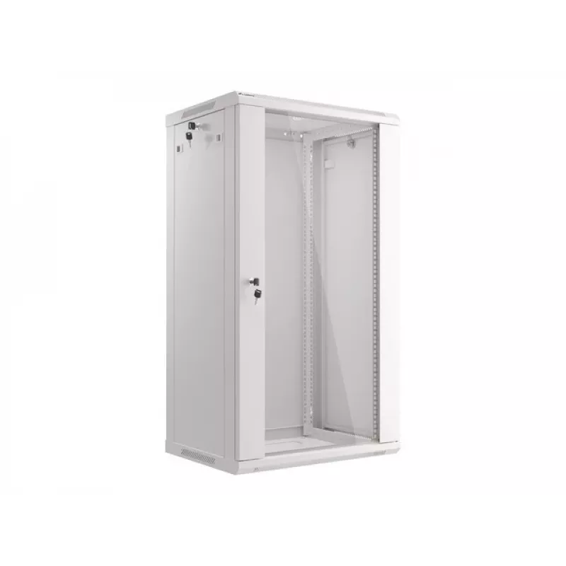 Lanberg WF01-6422-10S 22U sieninis rack spintas, pilka