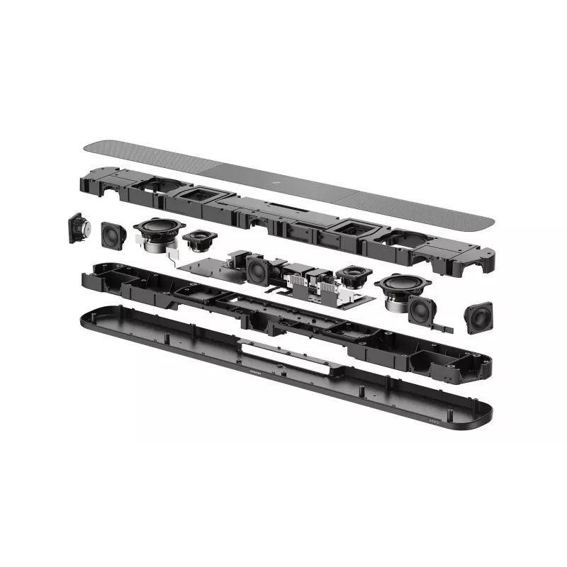 Sennheiser AMBEO Soundbar Plus SB02 garso juosta – 500 W, 9 garsiakalbiai, 2x HDMI 2.0, HDMI eARC, Wi‑Fi, Bluetooth