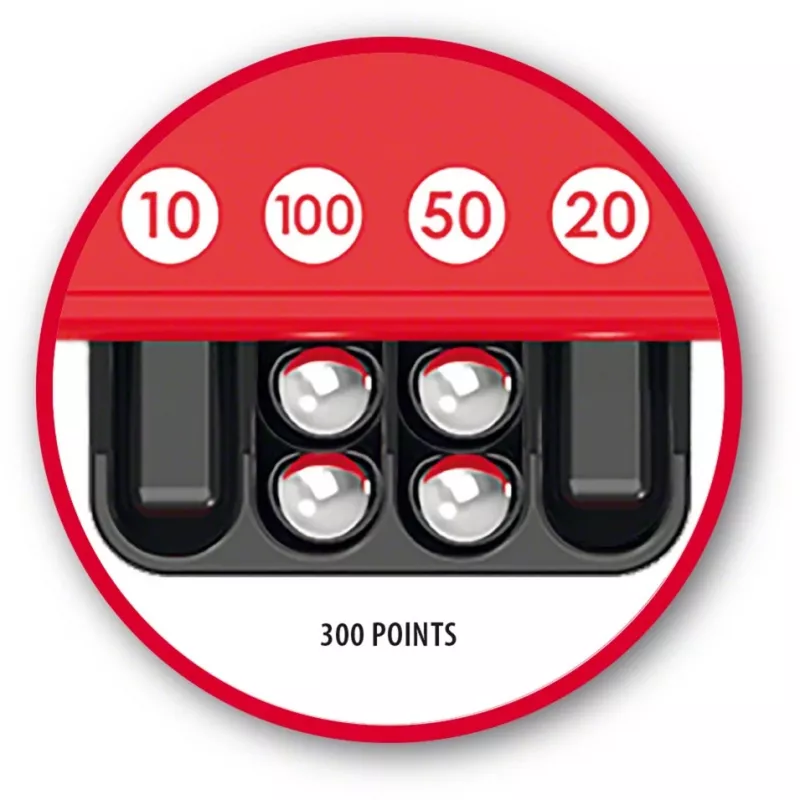 Stalo žaidimas BRIO nuo Ravensburger – Pinbolas, 5 dalių, 522×339×117 mm