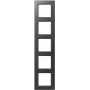 JUNG Frame 5-ių jungčių nedūžtantis rėmelis horizontalioms ir vertikalioms kombinacijoms A5585BFANM