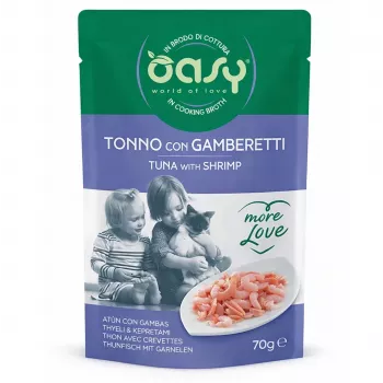 Oasy More Love Tunac su krevetėmis maišelis 70 g