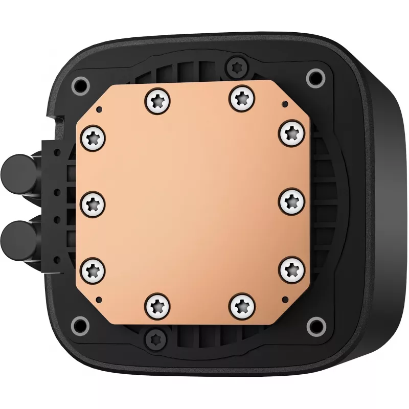 Vandens aušintuvas DeepCool LE240 V2 240mm, 2x120mm ventiliatoriai, hidraulinis guolis, AM5 palaikymas, 41 cm vamzdeliai, Juoda