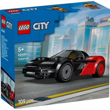 LEGO CITY 60486 Elektromobilis Supercar Konstruktorius